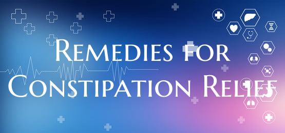 Remedies for Constipation Relief