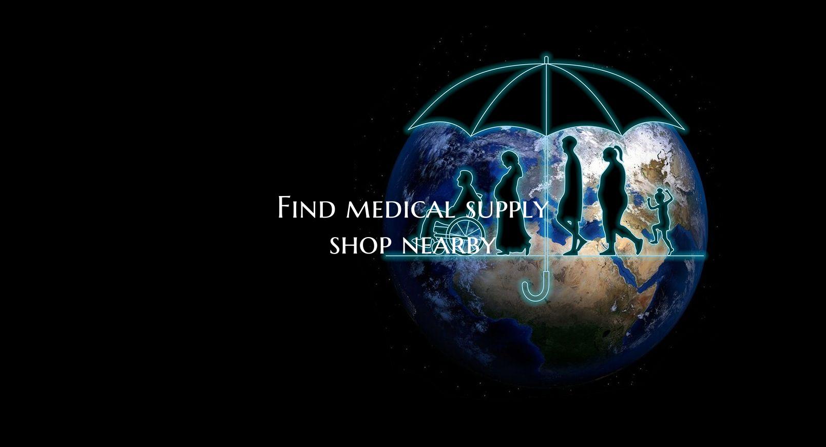 Find medical supply shop nearby